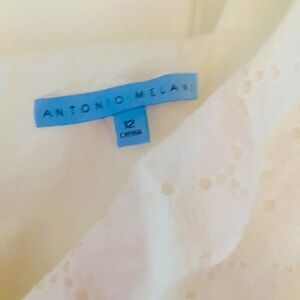 Antonio Melani White Dress Well made thick comfy material.